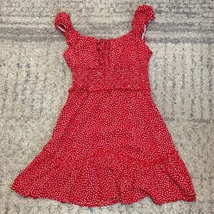 Red Spotted Sundress